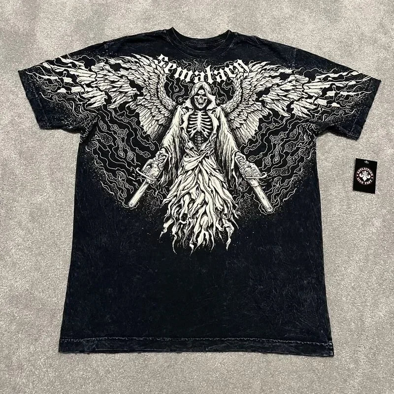 Dark Style Gothic Cotton T-shirt