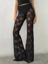 Gothic Flare Lace Leg Pant
