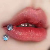 Laser Gradient Acrylic Light Lip Stud