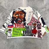 Gothic Cartoon Graphic Cotton T-shirt