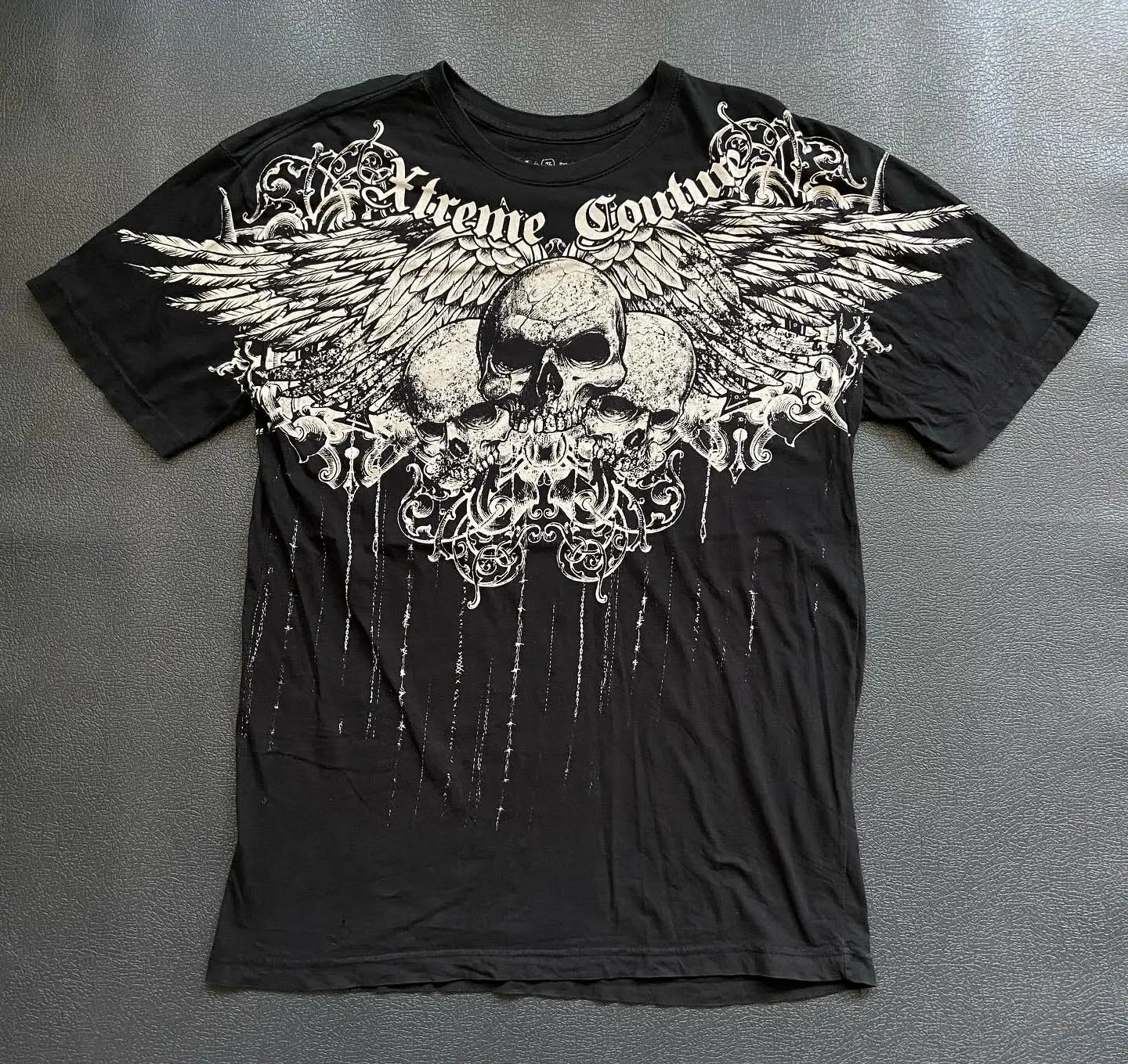 Pure Cotton Gothic Oversized T-shirt