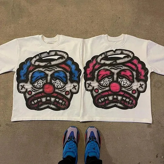 Trendy Y2K Character Graphic Cotton T-shirt