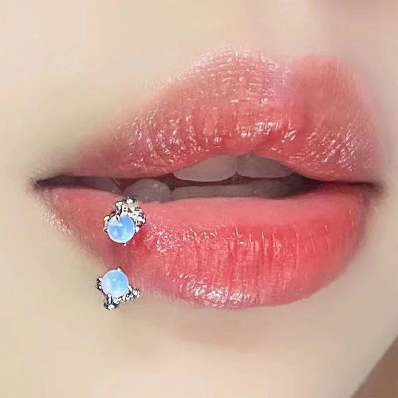 Dragon Claw Opal Lip Stud