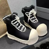 Chunky Heel Gothic Casual Sneaker