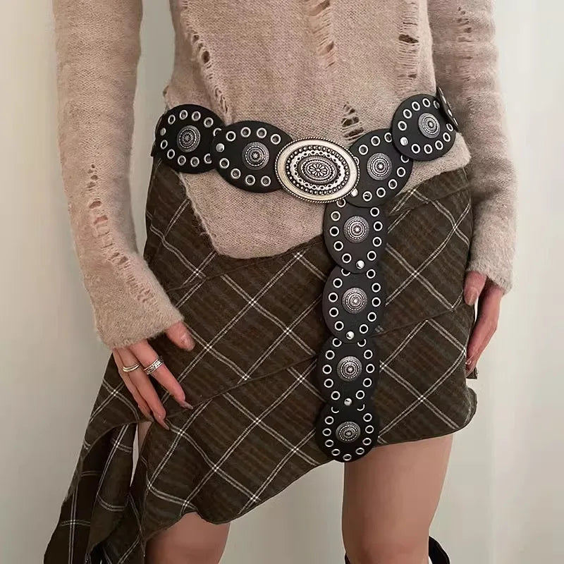 High-End Gothic Vintage Western Belt