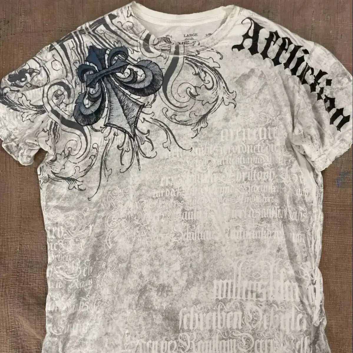 Colorful Wings Print Cotton T-shirt