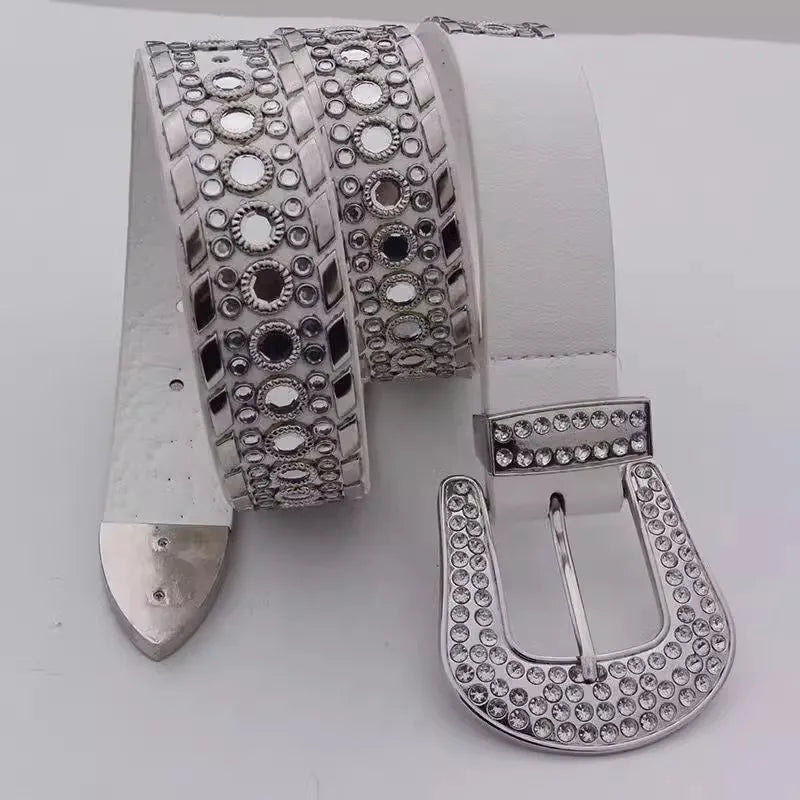 Y2K Gothic Rhinestone Belt