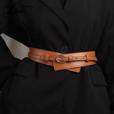 PU Gothic Leather Pin Buckle Belt