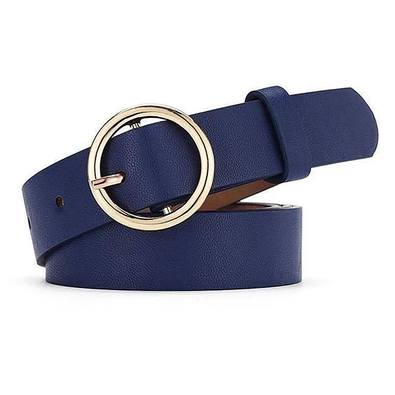 PU Gothic Leather Pin Buckle Belt