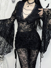 Deep V-Neck Mesh Top