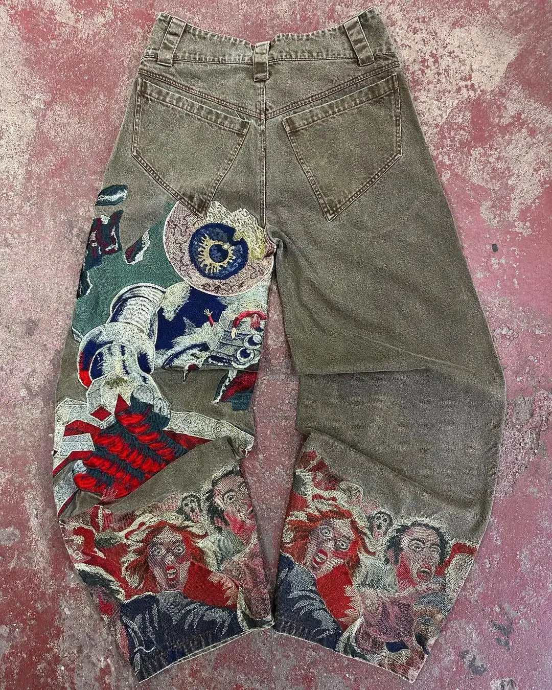 Retro Gothic Graphic Pant