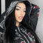 Gothic Butterfly Skeleton Zip Hoodie