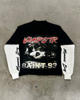 Gothic Cyberpunk Fake 2-Piece Hoodie