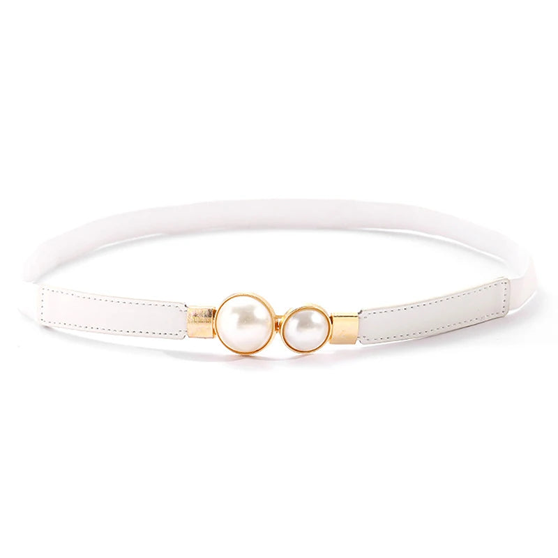 PU Gothic Leather Pin Buckle Belt