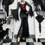 Embellished Gothic Velvet Midi Dress