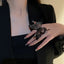 Large Butterfly Gothic Ring