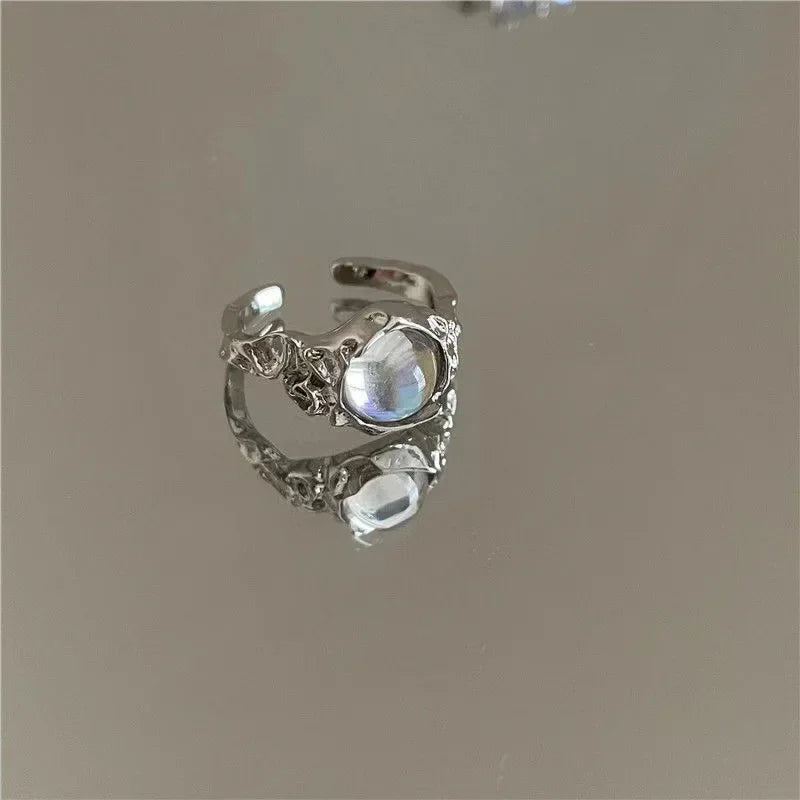 Irregular Cross Star Gothic Ring