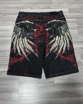 Camouflage Denim Short