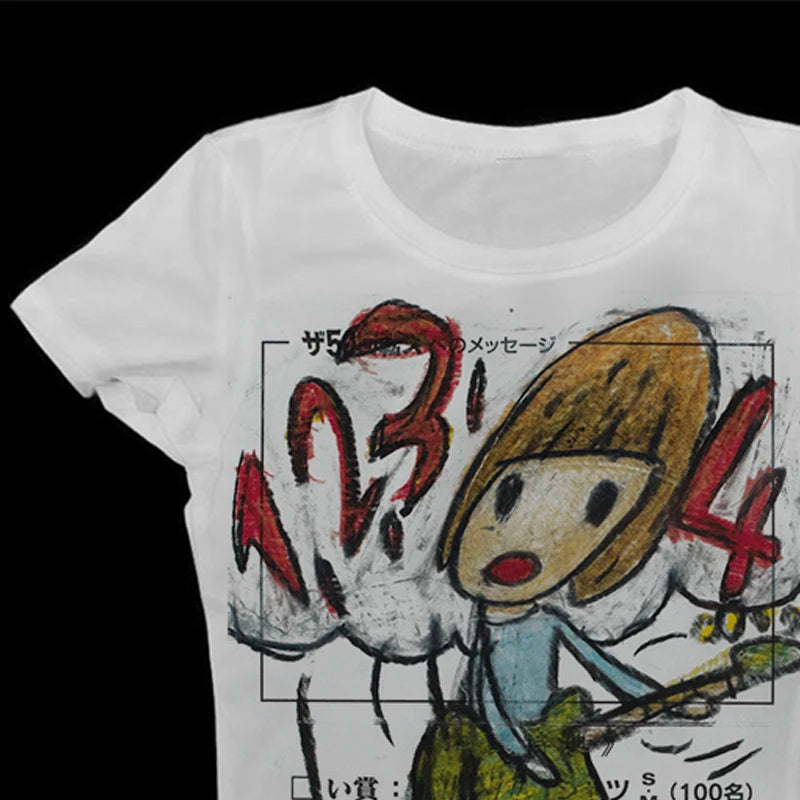 Aesthetic Emo Graphic Cotton T-shirt