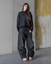 Distressed Gothic Retro Baggy Pant