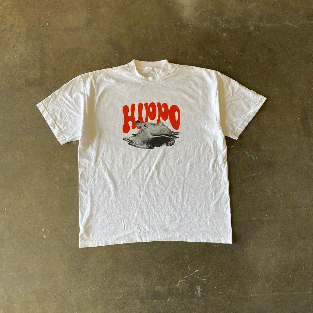 Y2K Vintage Animals Graphic Print T-shirt