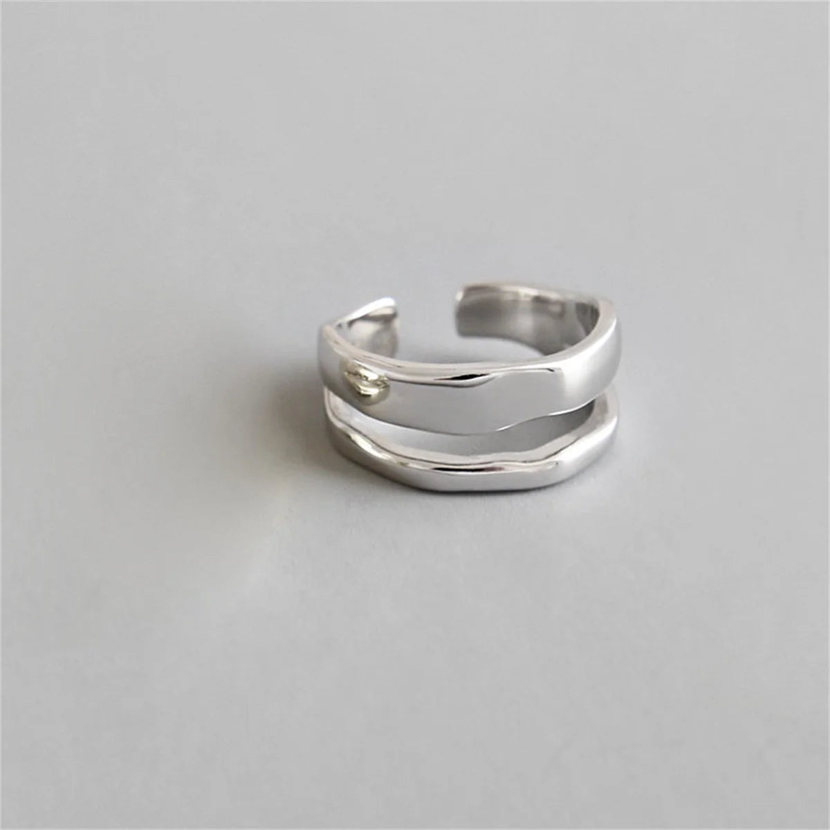 Fashion Silver Minimalist Gothic Ring