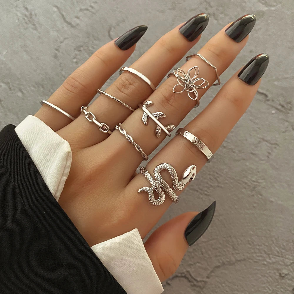 Fashion Simple Gothic Cross Punk Ring