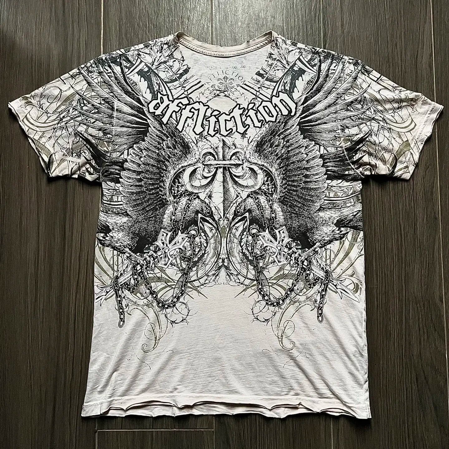 Old Money Graphic Cotton T-shirt
