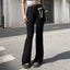 Black Gothic Skinny Lace Flared Pant