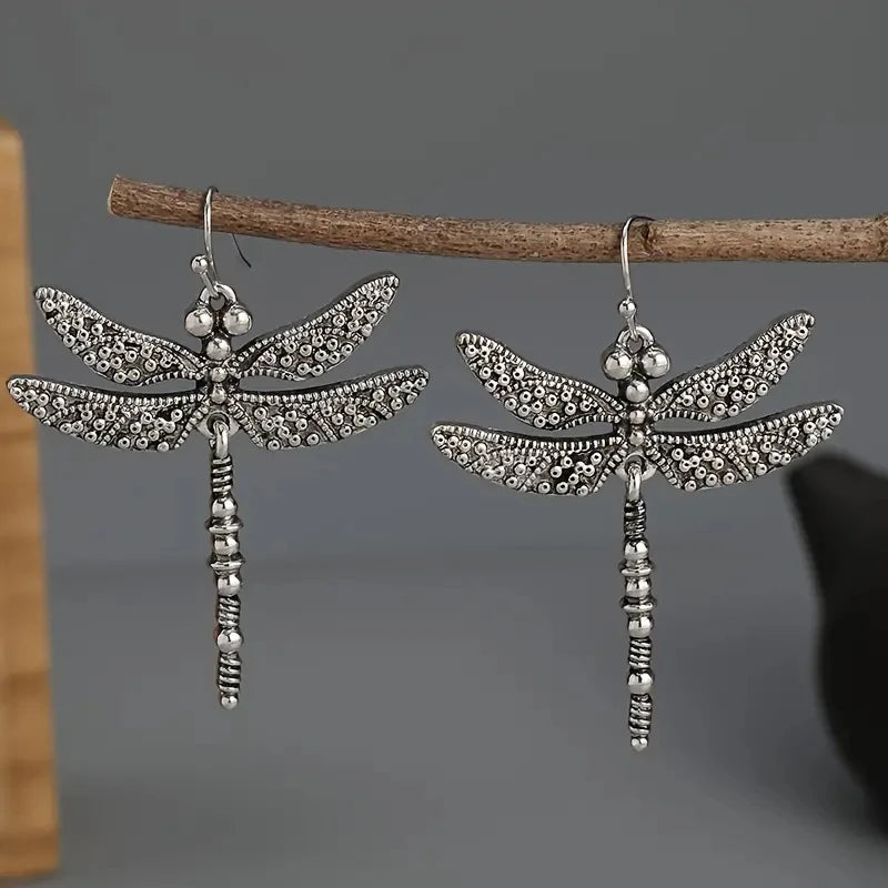 Halloween Black Spider Charm Stud Earring