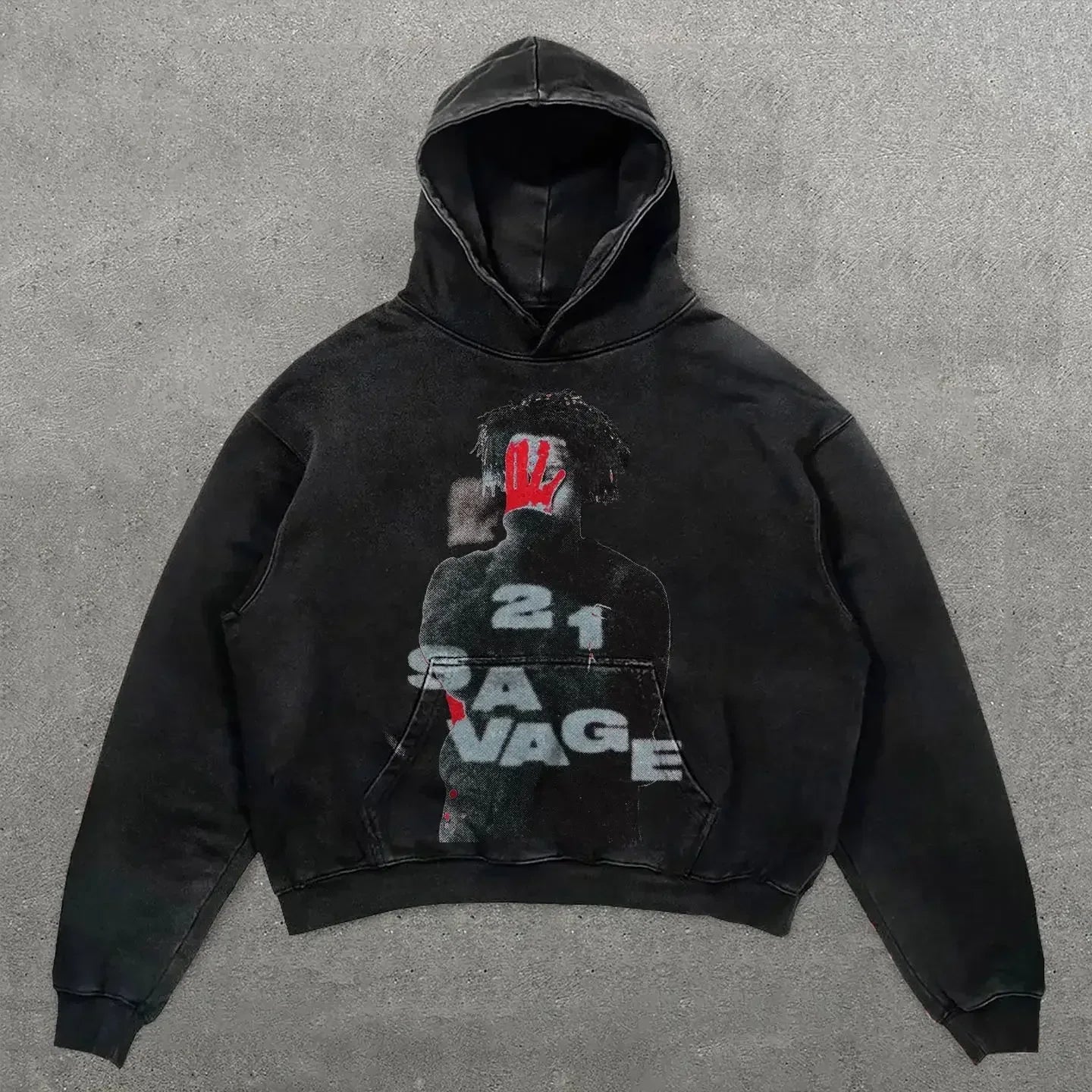 Gothic Fashion Pattern Oversized Hoodie