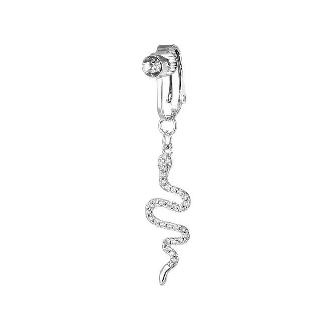Fashion Butterfly Gothic Fake Belly Ring