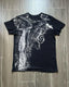 Skull Print Oversized Cotton T-shirt