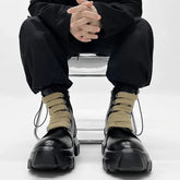 Autumn Motorcycle Gothic Platform Rock Boot