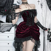 Gothic Lolita Style Midi Dress