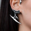 Vintage Cyberpunk Geometric Clip Earring