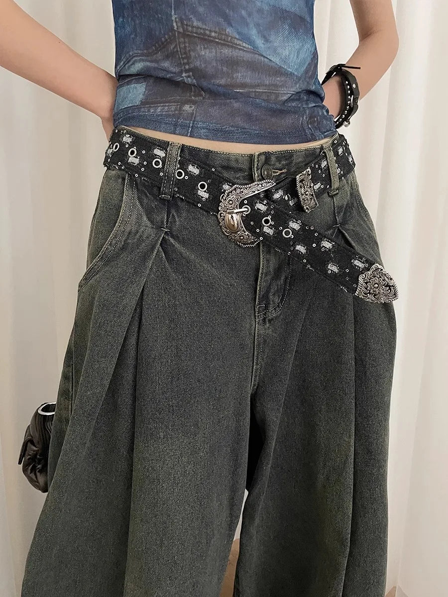 Retro Y2K Gothic Jeans Belt