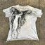 Skulls Letter Graphic Oversized T-shirt