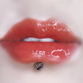 Dice Punk Trendy Stainless Lip Stud