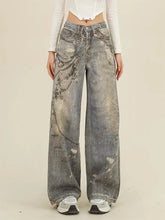 Blue Gothic Baggy Oversize Harajuku Pant