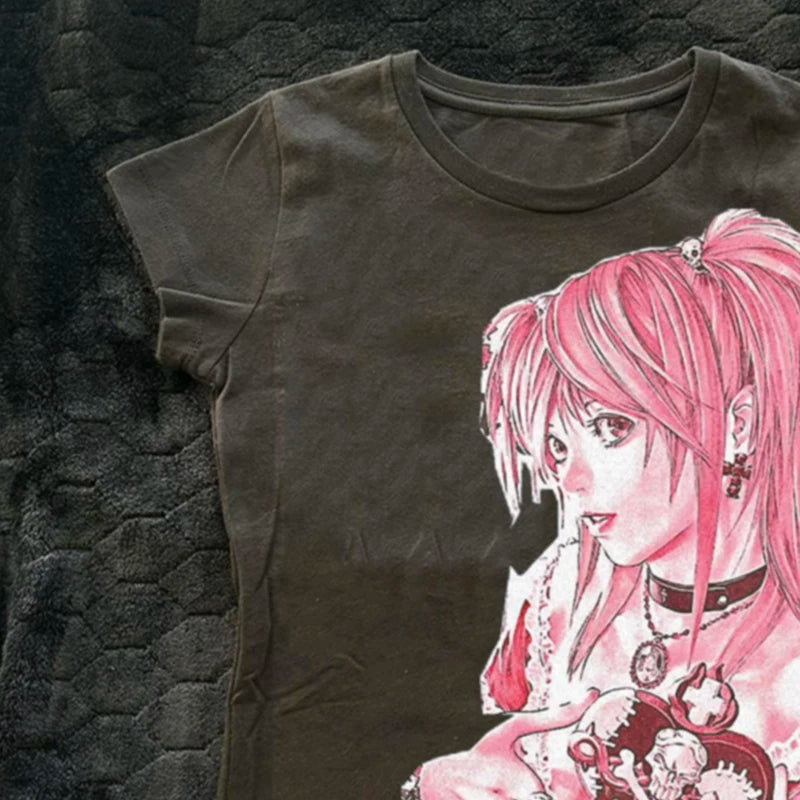 Gothic Harajuku Graphic Cotton T-shirt