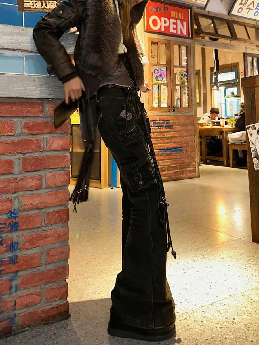 Korean Gothic Grunge Cargo Pant