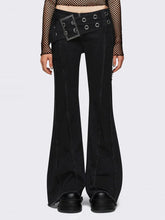 Lace-Up Detail Stretch Pants
