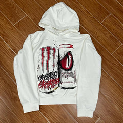 Gothic Teeth Graphic Pullover Hoodie