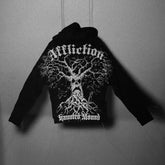 Affliction Y2K Gothic Skull Hoodie