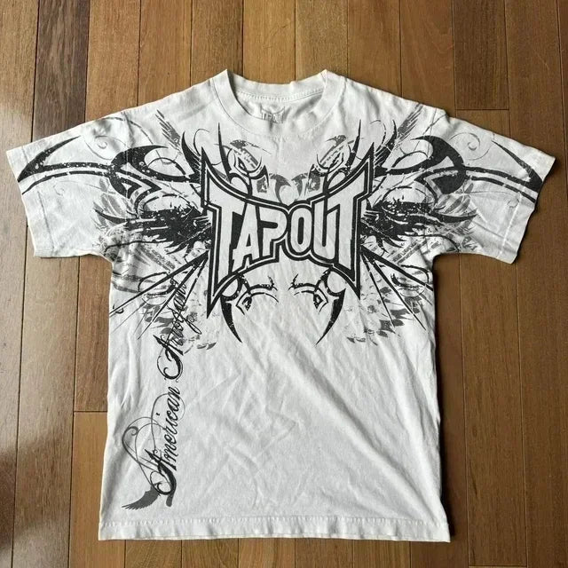 Gothic Cartoon Graphic Cotton Oversized T-shirt