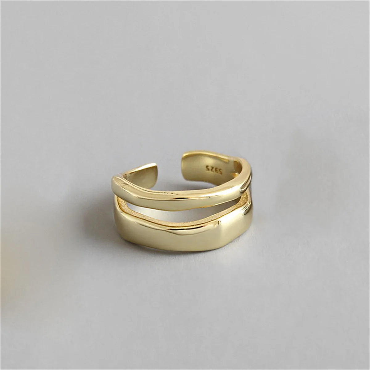 Fashion Silver Minimalist Gothic Ring