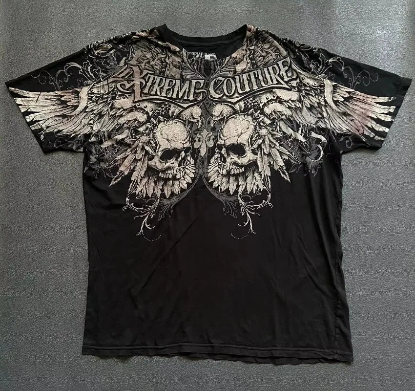 Pure Cotton Gothic Oversized T-shirt