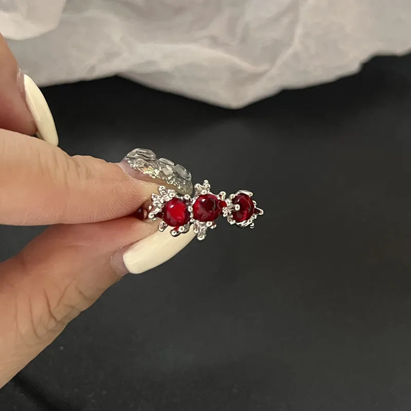 Vintage Angel Silver Gothic Ring