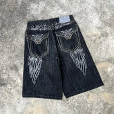 Wing Pattern Loose Short